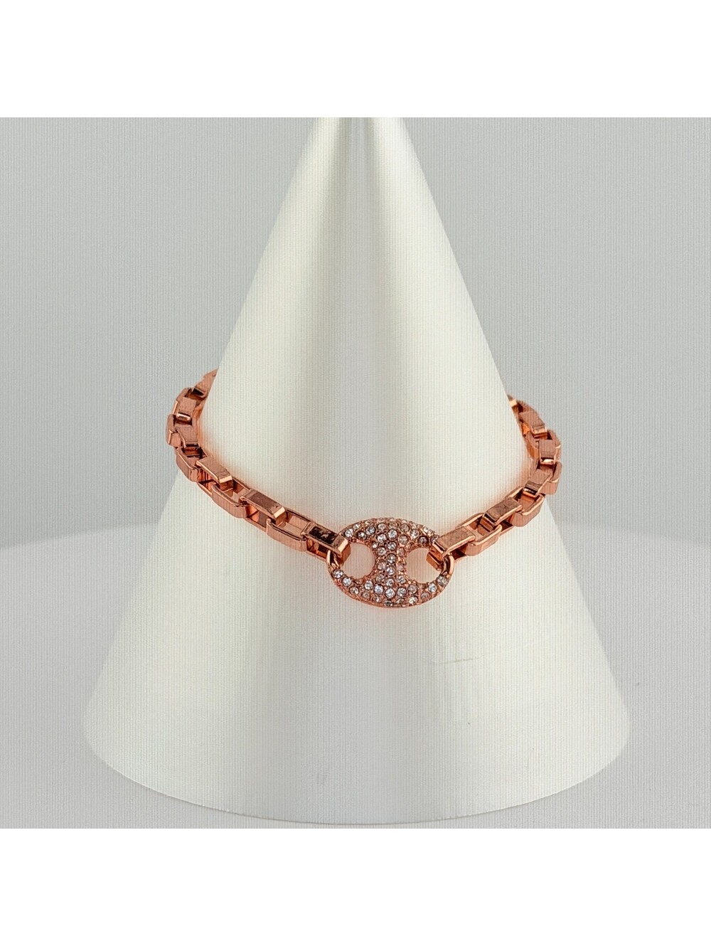 Bomb Party Single Stack Bracelet - on Rose Gold #37